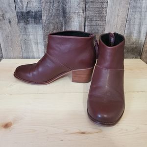 Toms Dark Brown Booties Women's size 7.5